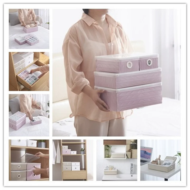 1 шт. нижнее белье бюстгальтер носки Нижнее коробка для хранения Органайзер