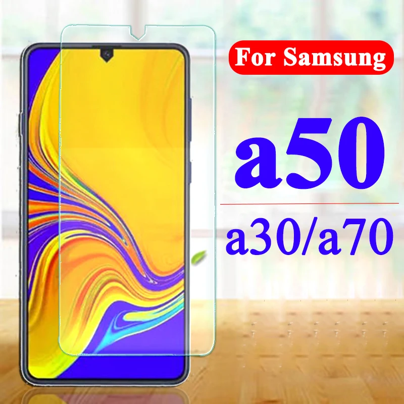 Закаленное стекло 9h для Samsung Galaxy A50 защитная пленка экрана A30 A70 70 30 50|Защитные