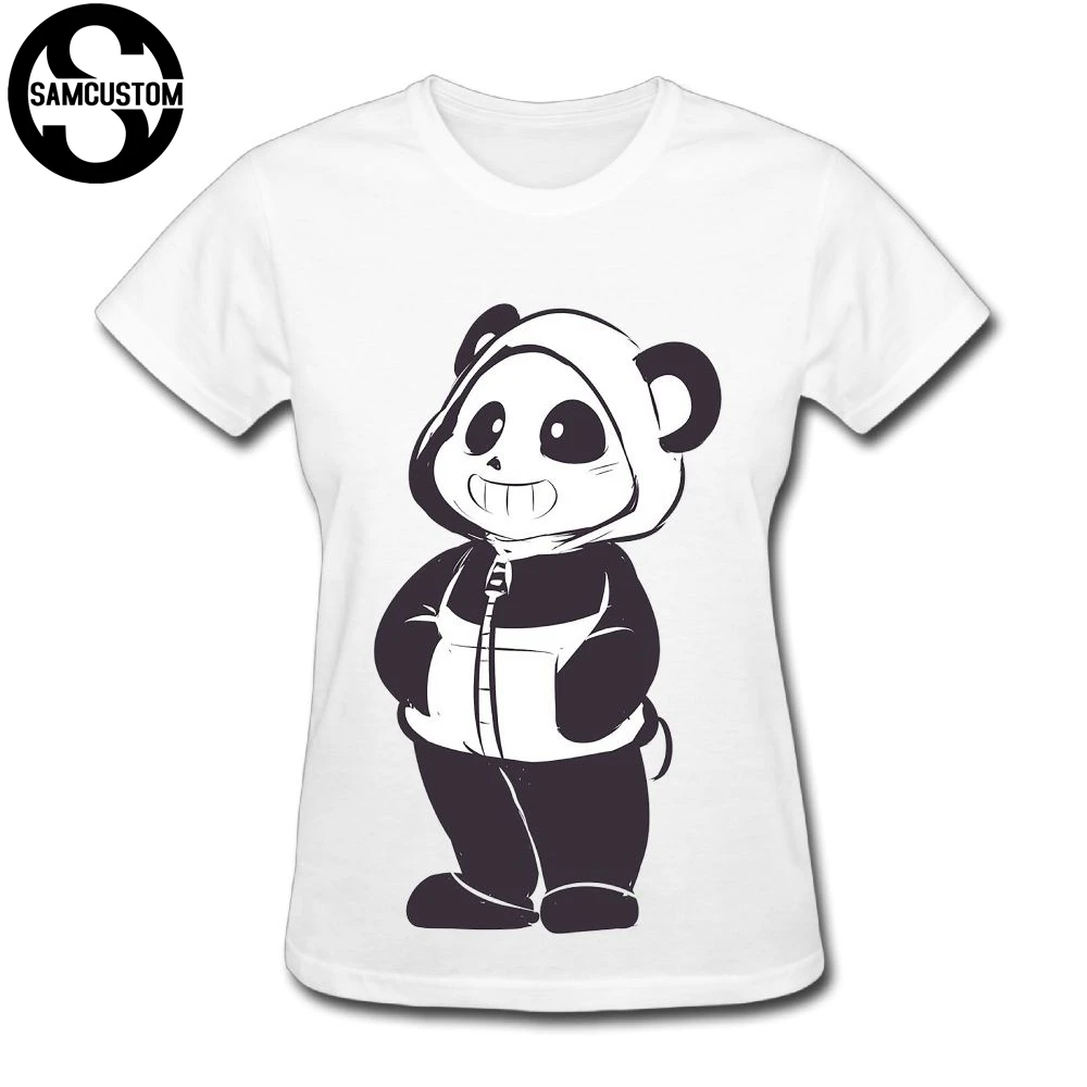 SAMCUSTOM новая 3D печать Undertale панда футболки для женщин Harajuku Забавный продукт
