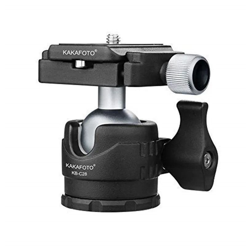 KAKAFOTO KBC28 мини шаровая Головка для штатива и DSLR камер 360 панорамная