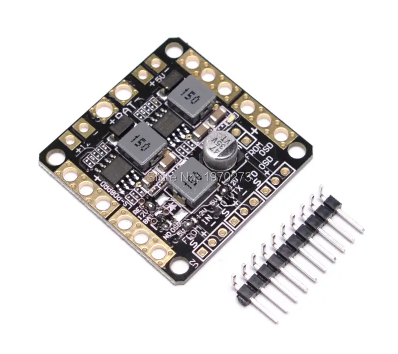 RC части CC3D NAZE32 F3 распределительная плата PDB PCB с фильтром BEC выход 5 в 12 В 3A для QAV250 |