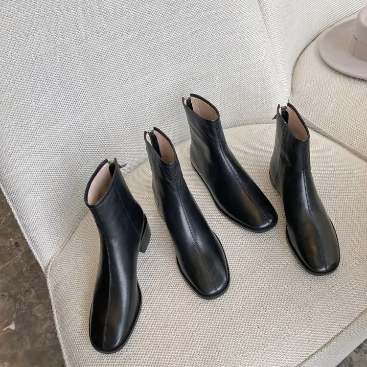 Новинка 2019 высококачественные ботильоны из натуральной кожи модные женские