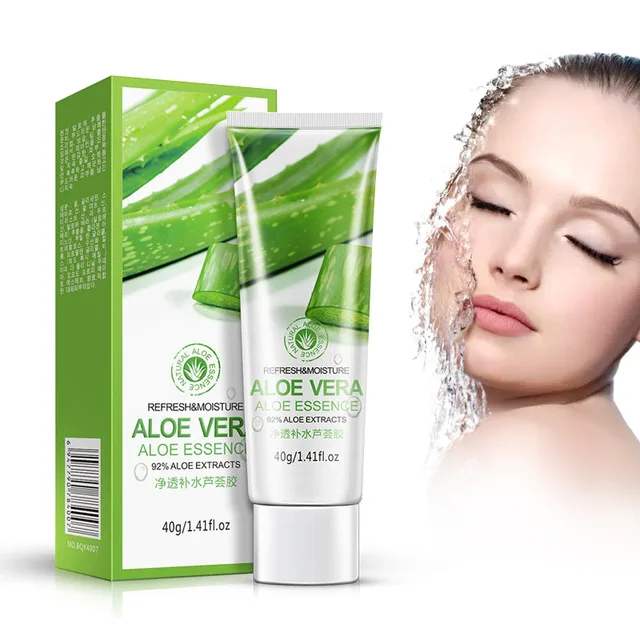 Алоэ вера гель увлажнитель лица против морщин крем акне шрам кожи отбеливающий