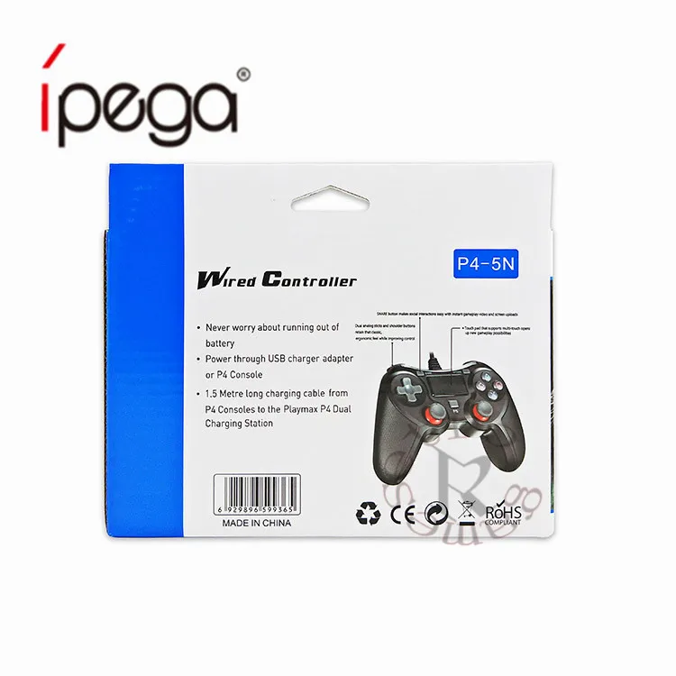 DHL 50 шт./лот для PS4 игровой контроллер USB проводной геймпад для Playstation 4 консоль джойстик геймпады несколько