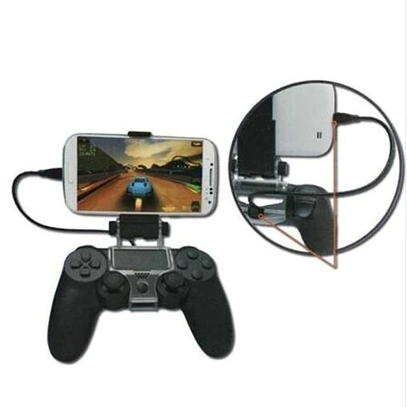 2018 HYT Mobile Phone Holder Smart Clip Clamp For Sony Playstation 4 PS4 Controller stand accessories | Электроника