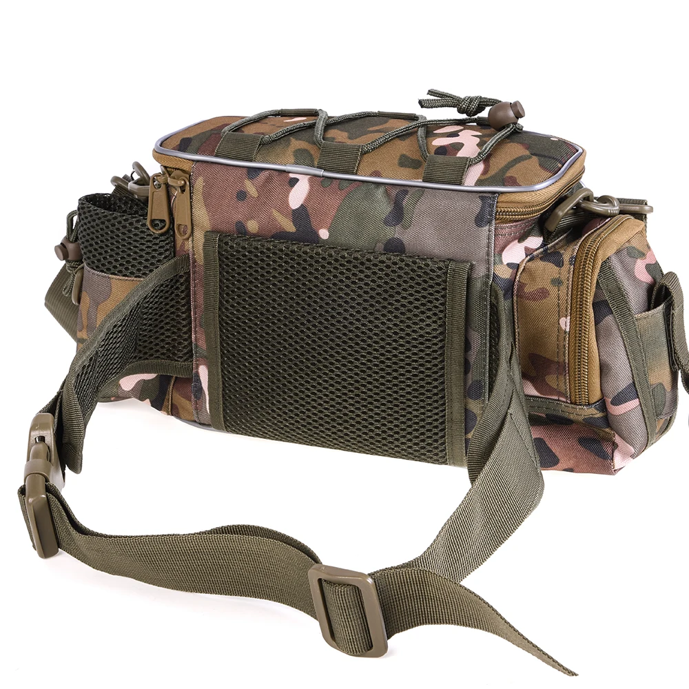 

Waterproof Fishing Bag Blusea Portable Outdoor Single Shoulder Fishing Waist Pack Bag Fishing Lure Reel Tackle Storage Bag Pesca