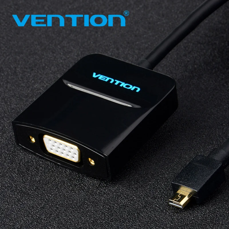Переходник Vention с Micro HDMI на VGA Папа мама 3 5 мм|Кабели HDMI| |