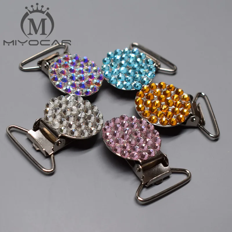 MIYOCAR, блестящий, серебристый, розовый, зеленый, стразы, соска, клипсы/фиксаторы для пустышки/держатель, прорезыватель, зажим для детских пустышек, цепочка для малышей