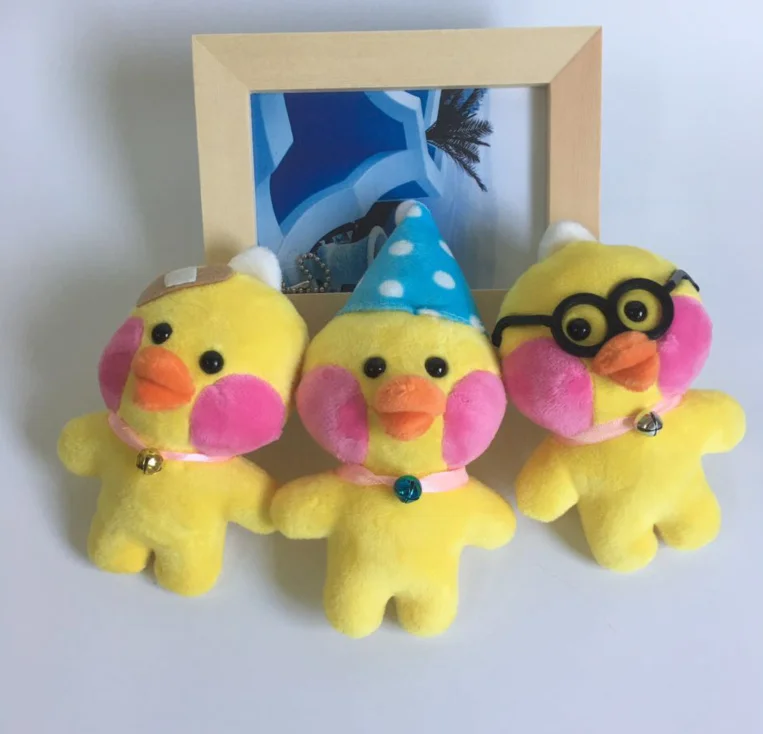 1 х плюшевая игрушка-брелок в виде утки Размер 15 см | Игрушки и хобби