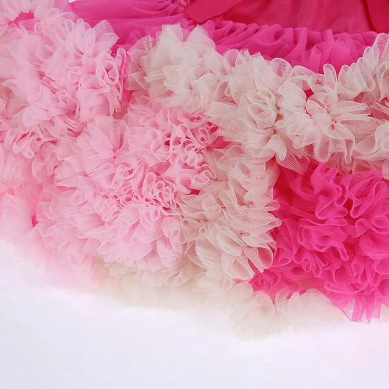 Новинка 2015 года юбка пачка для маленьких девочек шифоновая кружевная принцессы