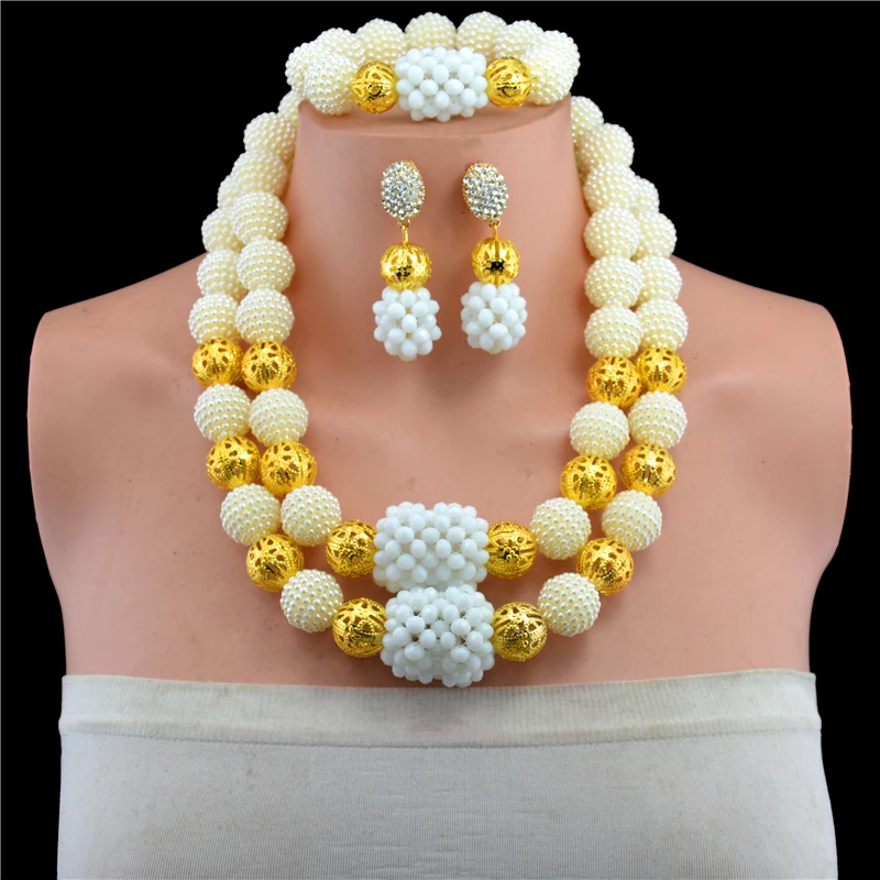 Комплект ювелирных изделий с желтыми африканскими бусинами 2019 комплект ручной