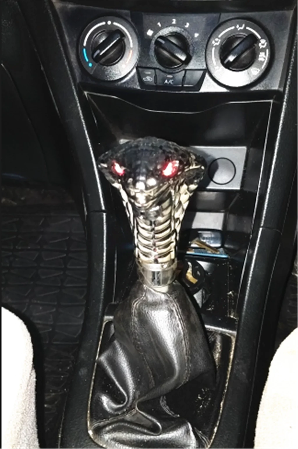 Руководство Универсальная автомобильная ручка переключения свет с глаз chrome Кобра рычаг для Ford SVT рефлекс