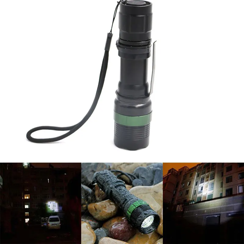 

Cree Xml T6 Tactical Flashlight Strong Lumen Pocket Light Zoom Adjustable Focus Led Torch Lantern Hunting Hiking Police Lamp