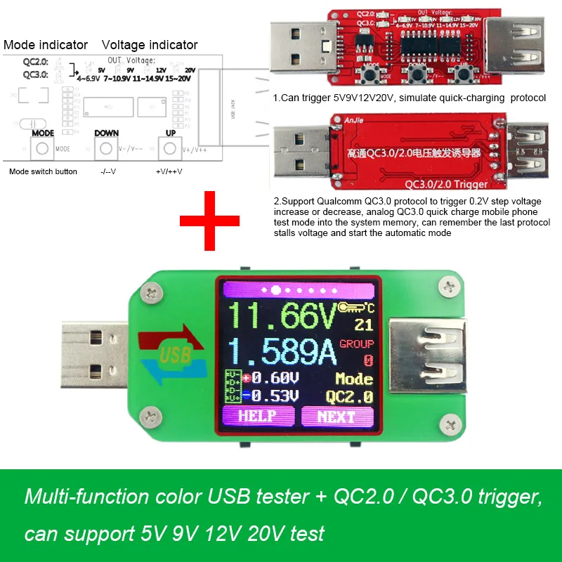 USB тестер Bluetooth компьютер онлайн DC Вольт Ампер ток измеритель напряжения Емкость