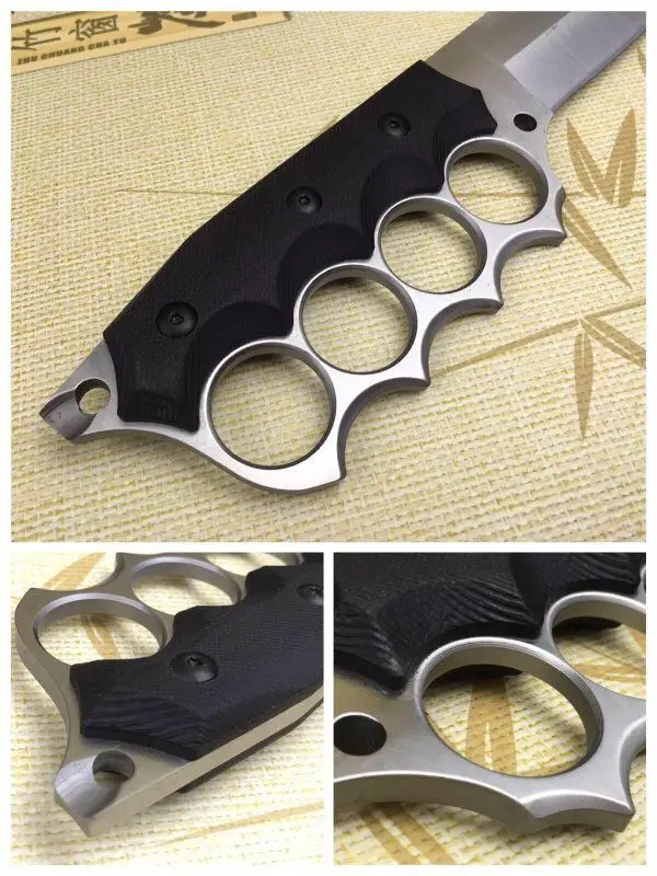 9Cr18M0V лезвие с ЧПУ G10 Ручка высокое качество прямой knifeTactical EDC инструмент открытый кемпинг выживания разведка карманный нож