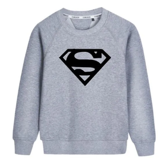 Супермен 2017 дети Толстовка с капюшоном для мальчиков и девочек 100% хлопок Высокое