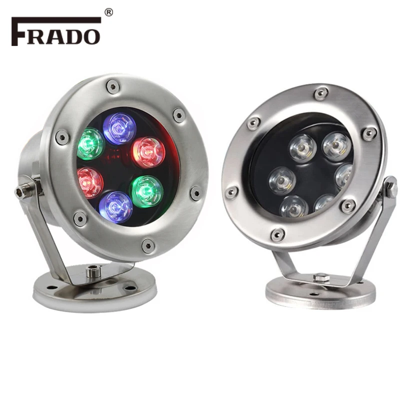 DMX512 светодиодная подводная лампа для фонтана RGB подсветка улицы