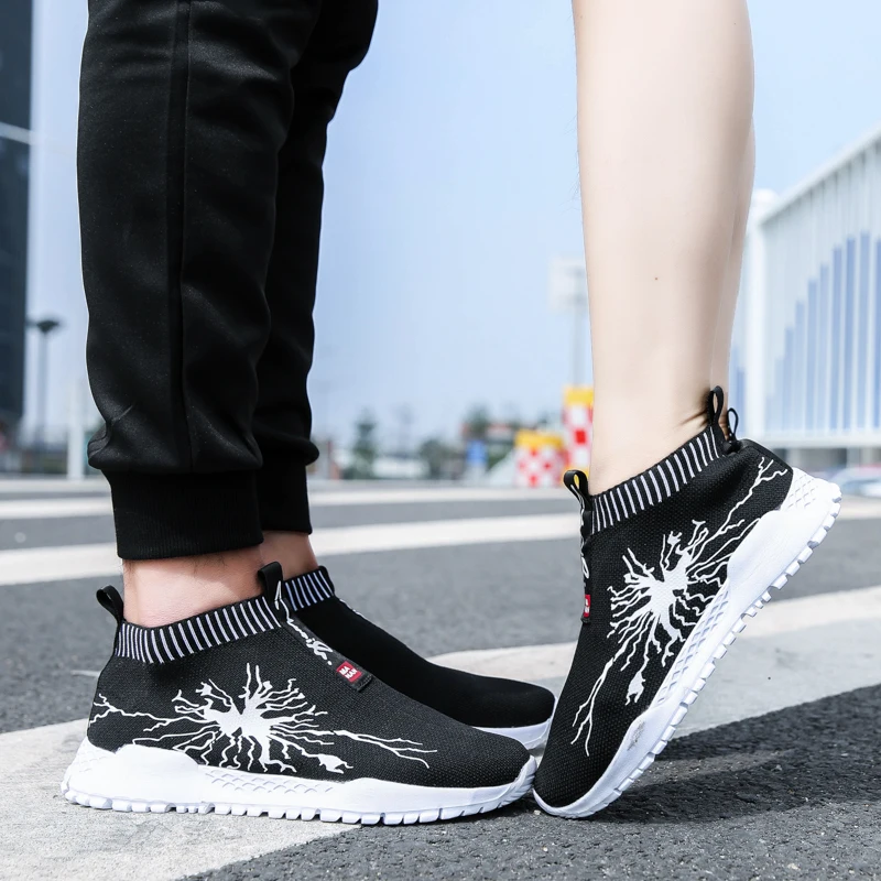 Мужская обувь для взрослых Chaussures Hommes дышащая Повседневное пара носки удобные