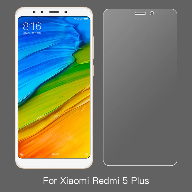 PZOZ для Xiaomi mi A2 Lite Red mi 5 Plus S2 3S 4X 4A 6A 6 Pro Note 5A 16gb 32gb прозрачная защитная пленка из закаленного стекла - Цвет: Redmi 5 Plus