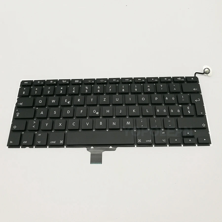 Новая швейцарская клавиатура для Macbook Pro Unibody 13 &quotA1278 Клавиатура 2009 2010 2011 2012