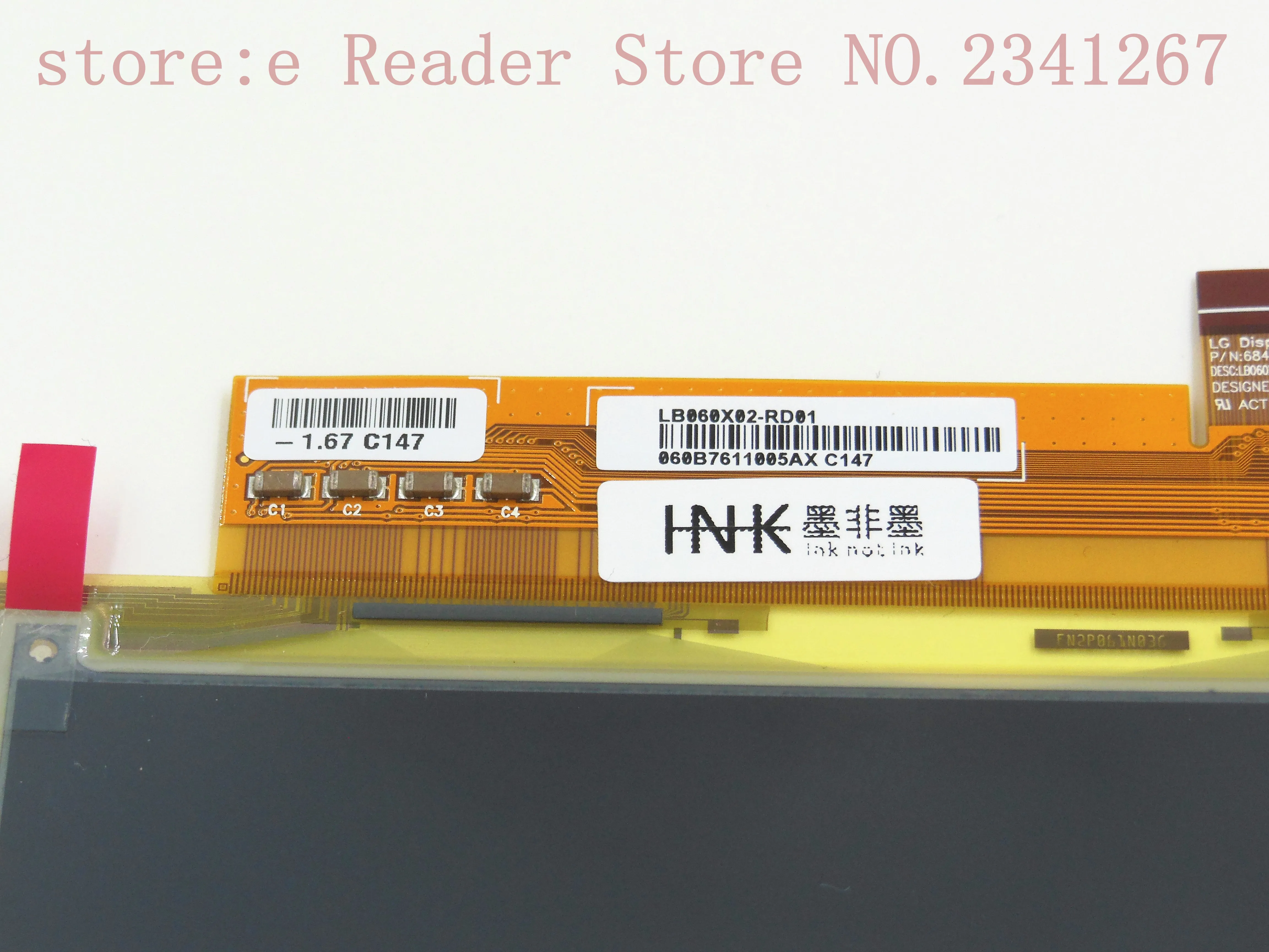 LB060X02-RD01 для чтения электронных книг E-ink ЖК-дисплей iriver story HD или Wexler flex one Ebook |