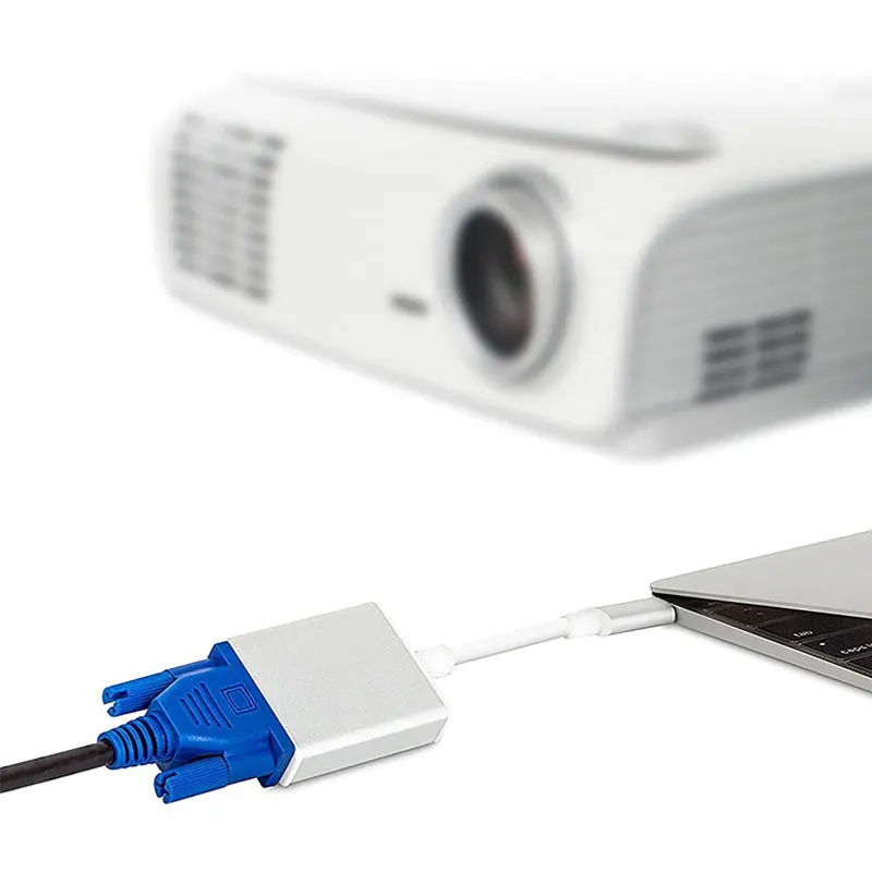 Новый USB 3 1 Type C VGA Женский адаптер кабель type к HDMI для нового Macbook 12 дюймов Chromebook Pixel