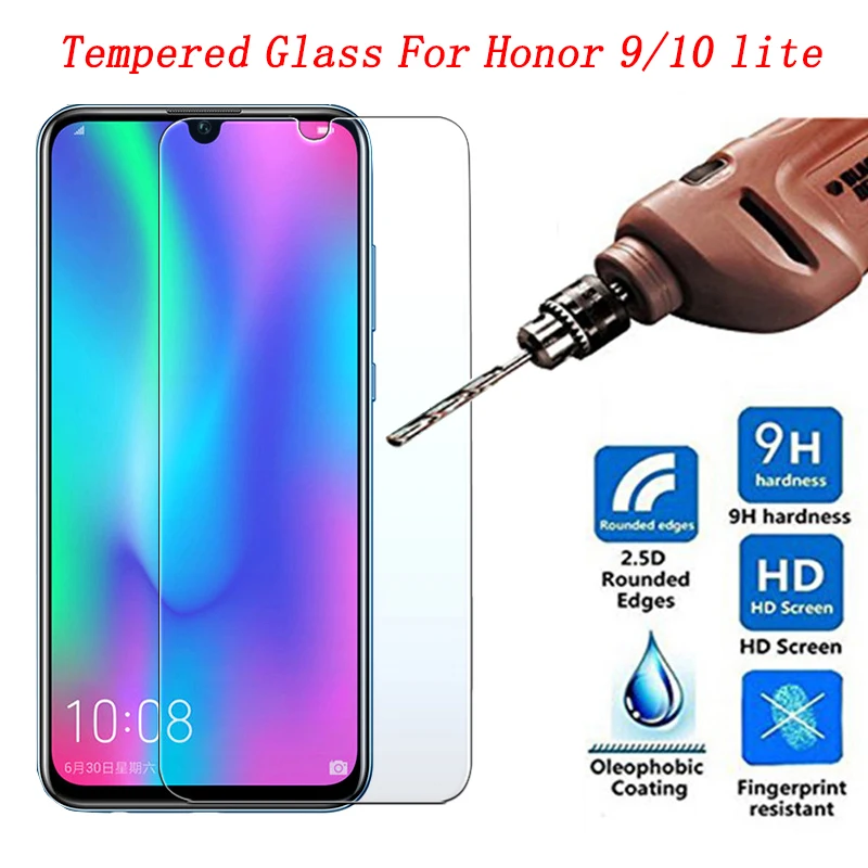 Закаленное стекло для Huawei Honor 10 lite защитная стеклянная пленка экрана 9 защитное