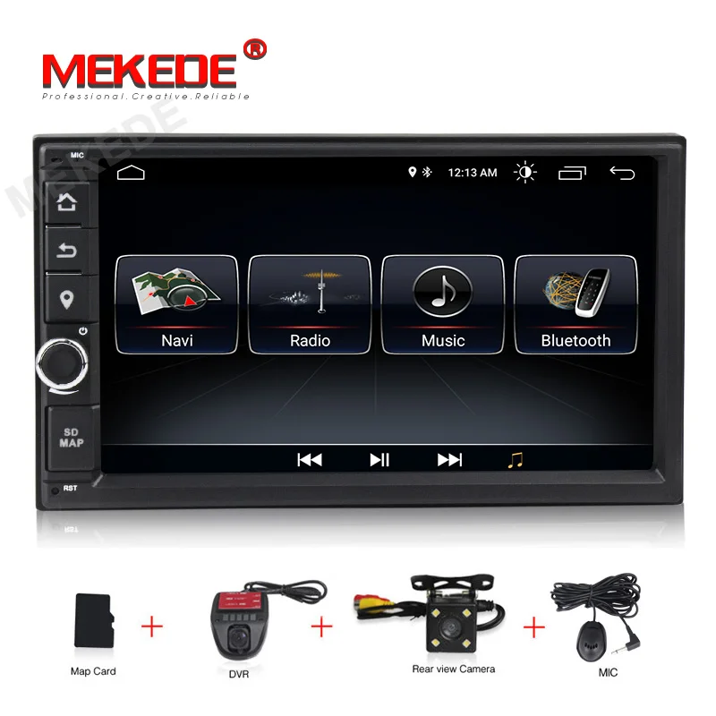 toyota camera dvr Mekede Универсальный Автомобильный мультимедийный плеер для kia nissan toyota 2Din Android 8,1 Automotivo Wifi радио gps-навигация, dvd-плеер - Цвет: toyota camera dvr