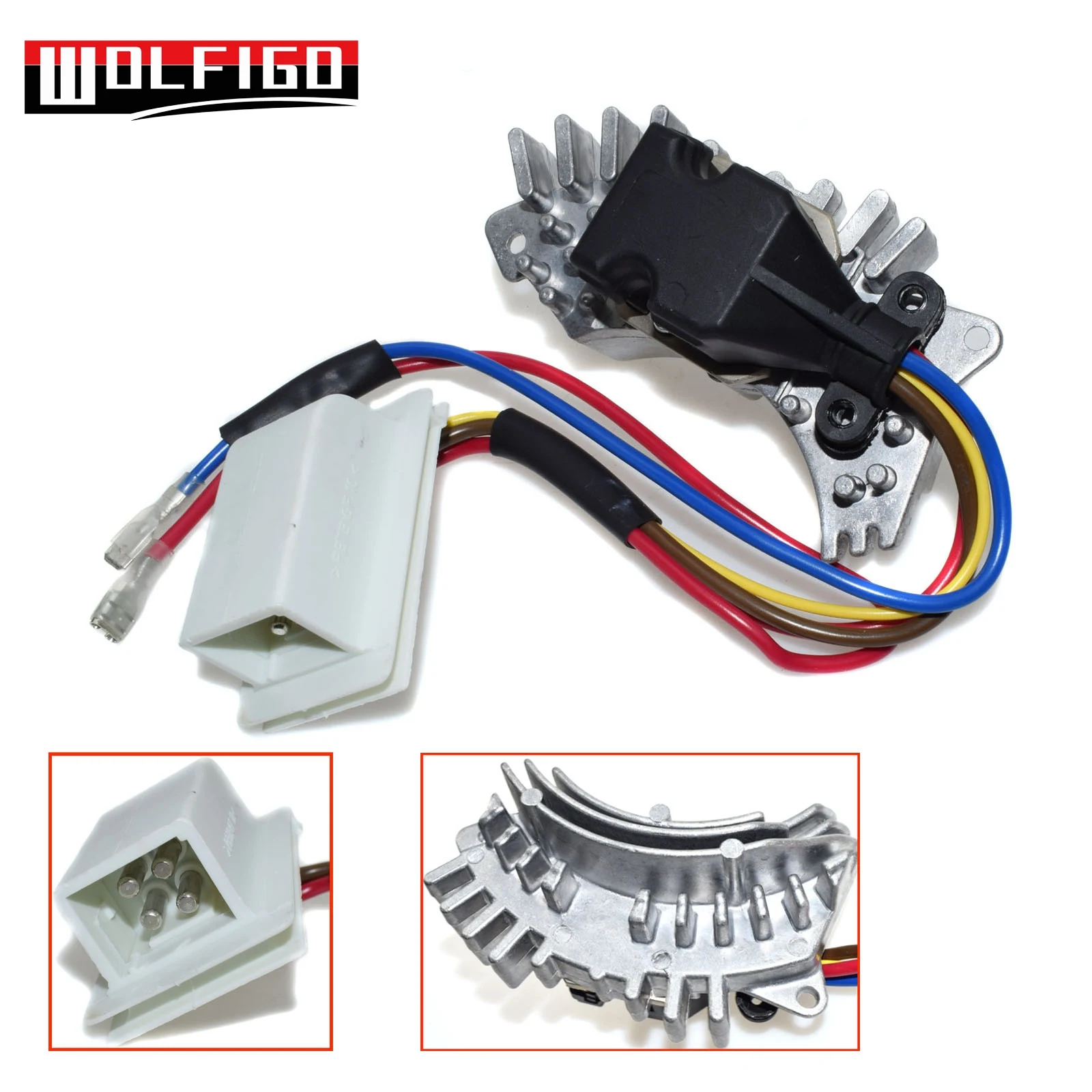 WOLFIGO новый вентилятор двигателя регулятор резистора для MERCEDES C KLASA W202 93 2000 202 820 25 10