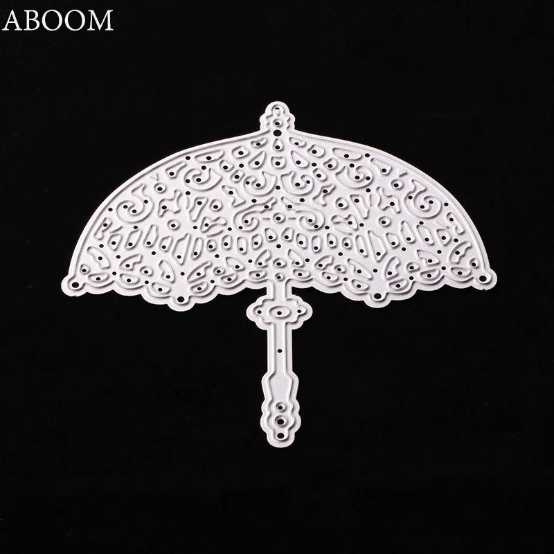 ABOOM 1 шт. дизайн зонтика Металлические высекальные штампы Скрапбукинг тиснение