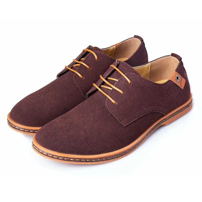 Winter Men Casual Shoes With Fur Male Comfortable Oxford Footwear Solid Color Lace-Up New Flat ETT11 | Обувь