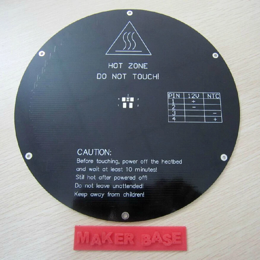 Детали для 3D принтера SWMAKER Reprap Delta rostock MK3 MCPCB круглый нагревательный стол толщиной