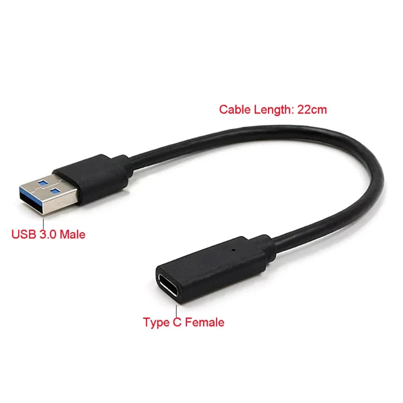 USB 3 1 Type C Женский к 0 Мужской адаптер кабель для Macbook Android телефона | Мобильные
