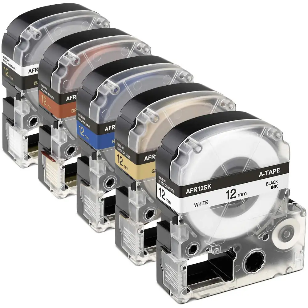 5 видов цветов ленты LK этикетки совместимы для LabelWorks 4WBK 4KBK 4HKK LC 4NKK Epson 4BKK LW 300