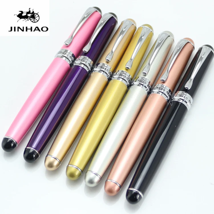Шариковая ручка JINHAO цвета слоновой кости 750 золотых песков шариковая с мраморным