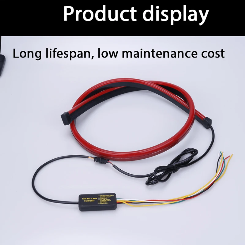 12 В универсальные красные светодиодные автомобильные Стайлинг дополнительные