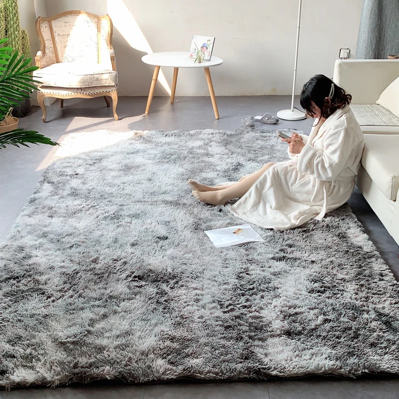 Роскошные пушистые ковры из овечьей кожи пушистый мех искусственный коврик для