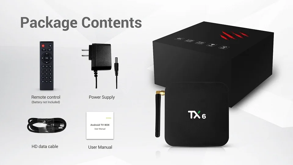Супер Великобритания 1 год Бесплатные IPTV Box TX6Pro Android 7,1 2 Гб 16 г 4 к UHD Таиланд арабский России взрослых канала умные телевизоры коробка