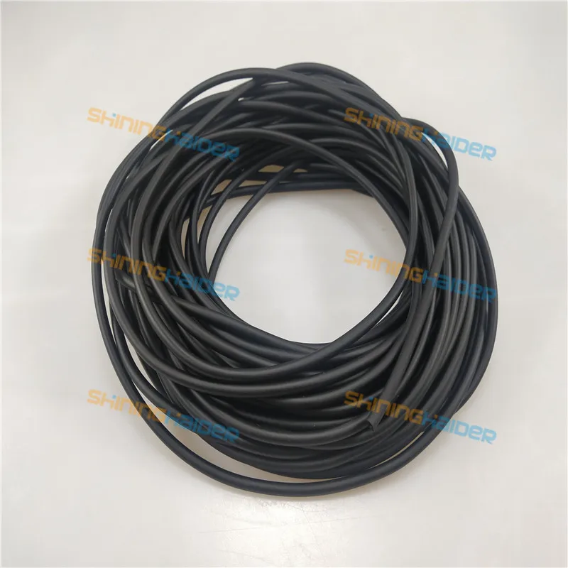 Бесплатная доставка 30m ID5mm OD8mm 5*8mm черный фторкаучуковый шланг ФКМ фторкаучуковая