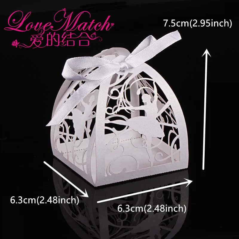 Детская коробка конфет для танцев лазерная резка 50 шт. вечерние коробки