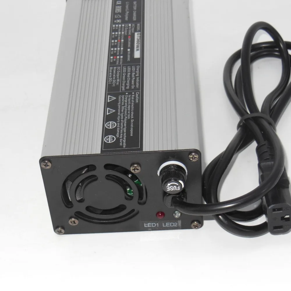 Evfitting 16S LiFePO4 48V(58,4 V) 5A(amp) зарядное устройство для аккумулятора электровелосипеда/скутера, алюминиевое зарядное устройство
