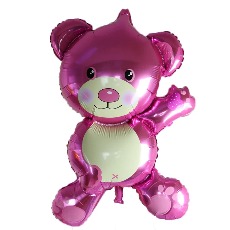 Новый большой медведь мультфильм алюминиевой фольги воздушные шары для свадьбы