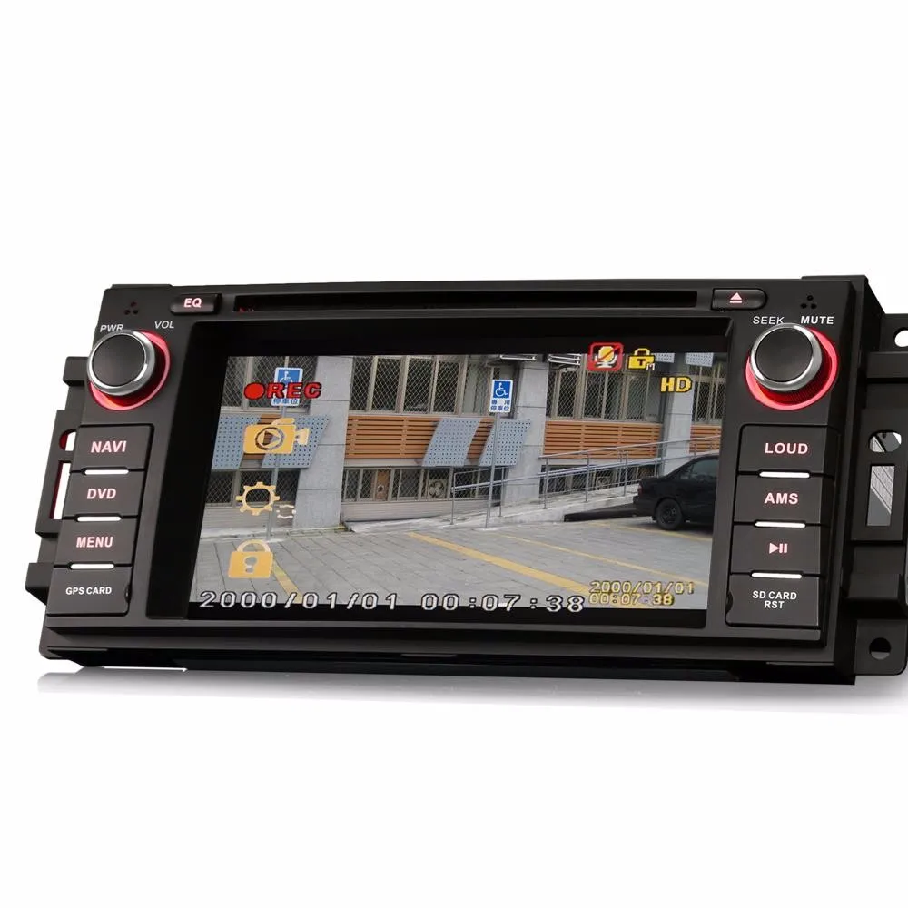 Автомобильный DVD GPS навигации для Jeep Компасы Grand Cherokee Liberty Patriot Wrangler Mitsubishi Raider 2005 2006