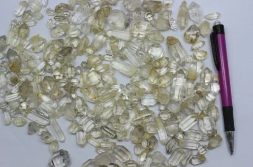 (40 50 шт.) Высококачественный образец искусственного кварца|quartz single crystal|crystal quartz