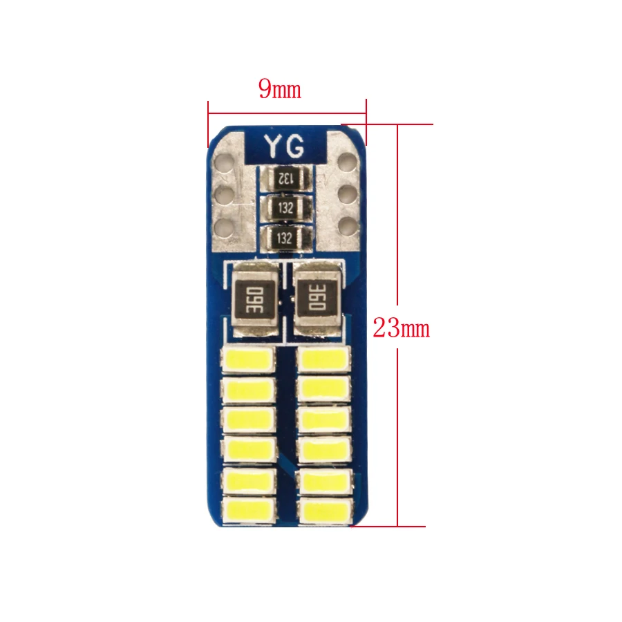 T10 Светодиодные лампы W5W Canbus 12 В Автомобильные светодиодные 2825 3014 SMD для Audi A3 A4 A5 A6 A8