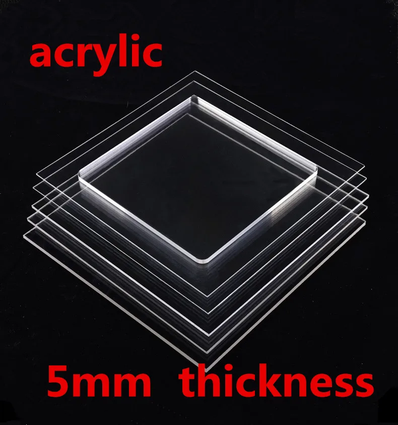 Акриловый лист из ПММА толщиной 5 мм прозрачная акриловая пластина органическое