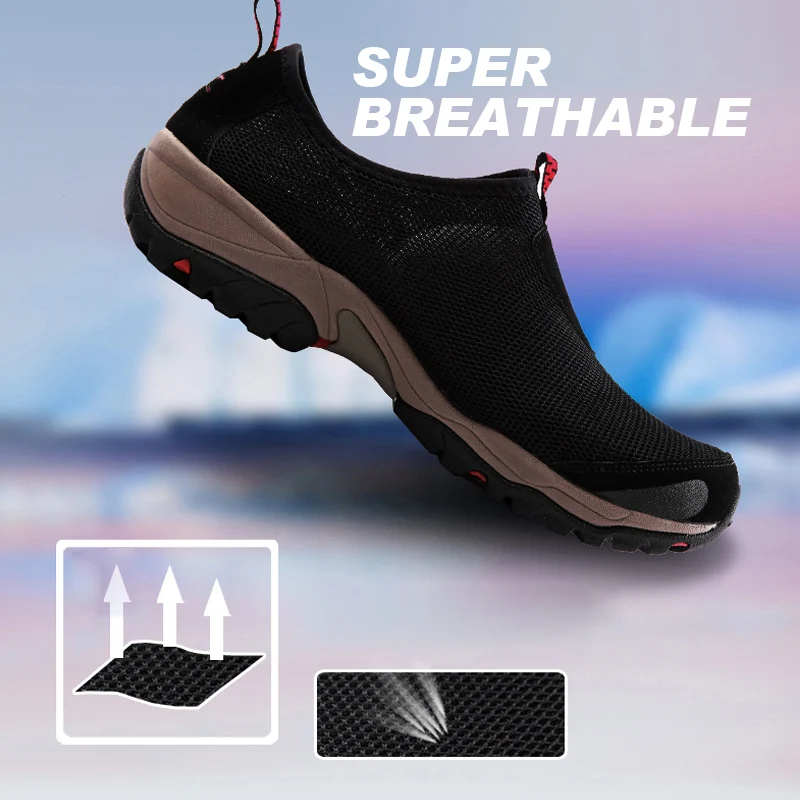 Xiang Guan/уличная Мужская и Женская водонепроницаемая обувь сетчатые кроссовки