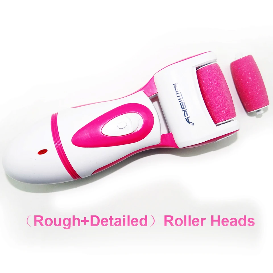 KIMISKY Red Foot Care Tool Rechargeable Electric Pedicure File Callus Remover Feet Dead Skin +5 Roller Head | Красота и здоровье