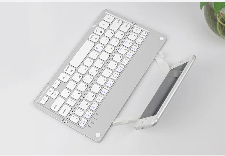Портативная Складная Беспроводная bluetooth-клавиатура для iPad IOS/Android/Windows Tablet PC Cell Phone