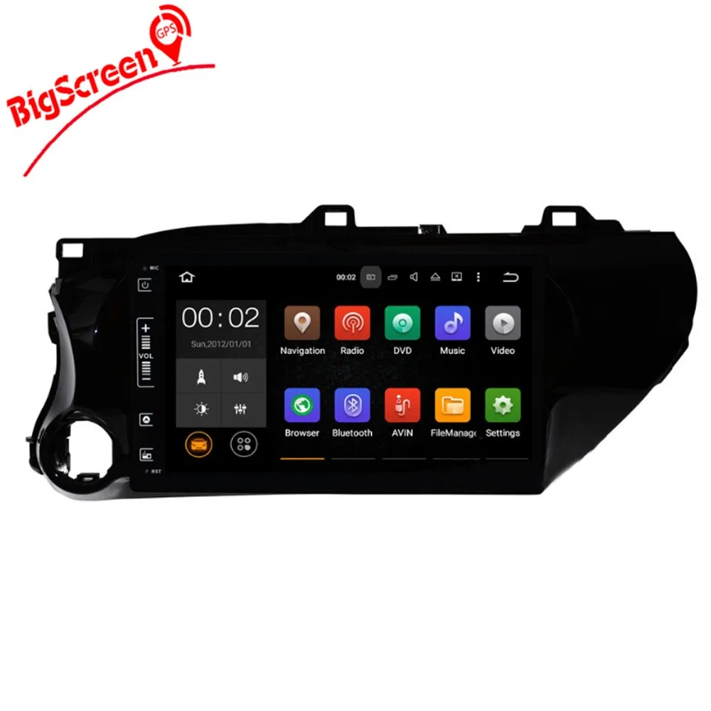 Автомагнитола 2 Din на Android 9 0 экран 10 1 дюйма без DVD плеера GPS навигация для Toyota Hilux 2016